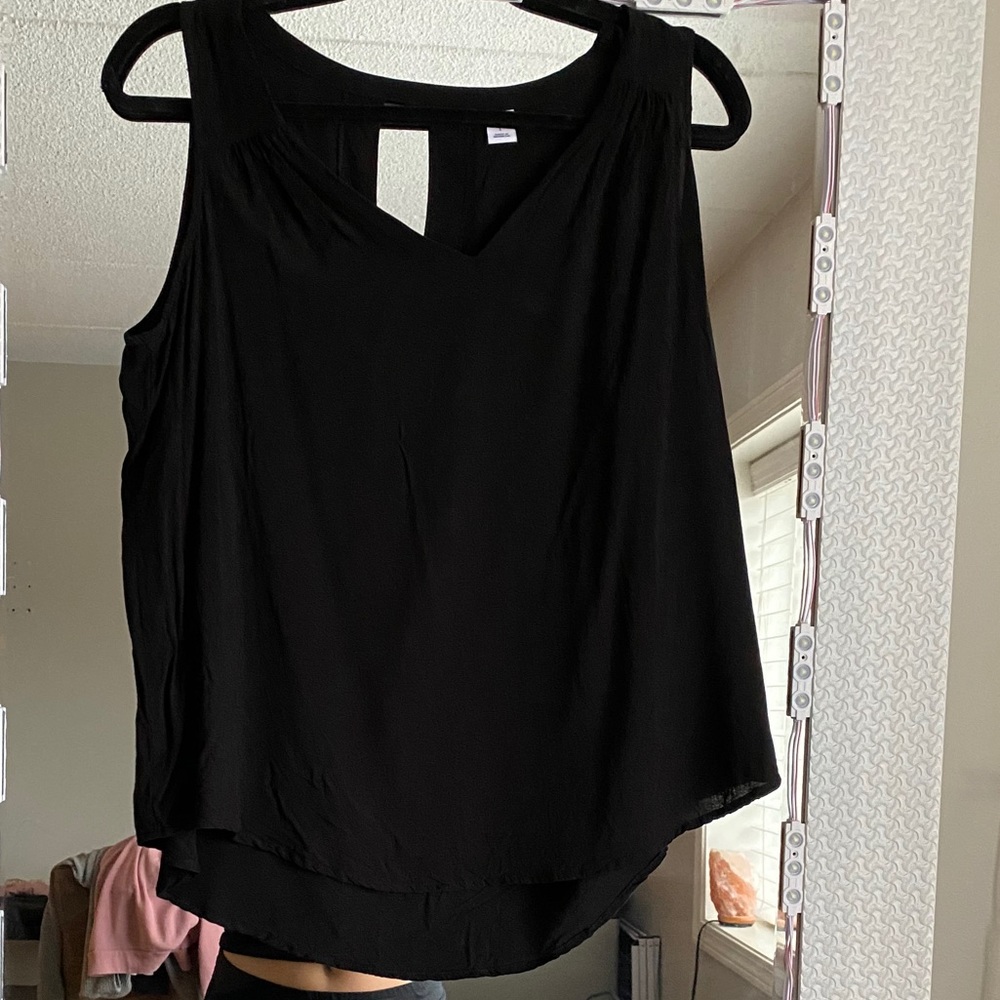 Only Navy V neck tank top